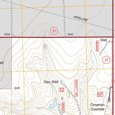 US Forest Service - Topo Elkhart NW, KS FSTopo Legacy digital map