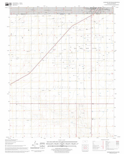 US Forest Service - Topo Elkhart South, KS - OK FSTopo Legacy digital map
