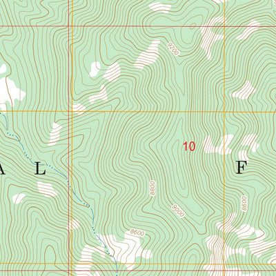 US Forest Service - Topo Elkhorn Canyon, NV FSTopo Legacy digital map