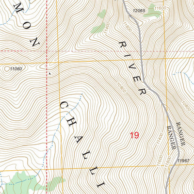 US Forest Service - Topo Elkhorn Creek, ID FSTopo Legacy digital map