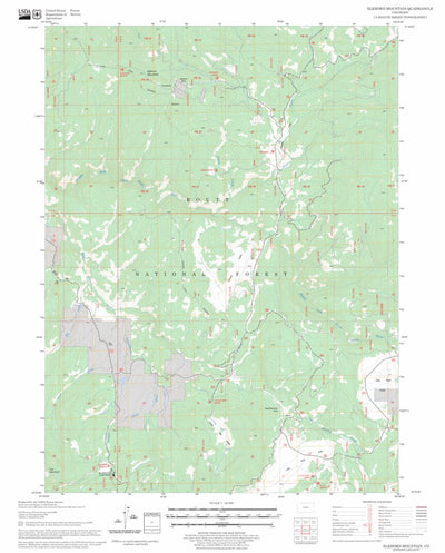 US Forest Service - Topo Elkhorn Mountain, CO FSTopo Legacy digital map