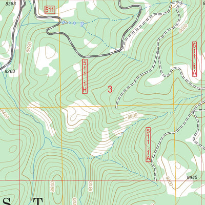 US Forest Service - Topo Elkhorn Mountain, CO FSTopo Legacy digital map