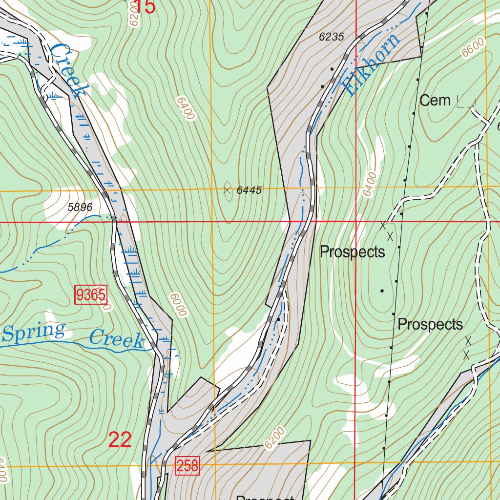 Elkhorn, MT FSTopo Legacy Map by US Forest Service - Topo | Avenza Maps