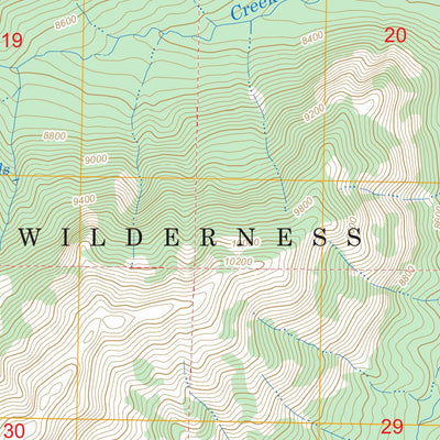 US Forest Service - Topo Elkhorn Peak, WY FSTopo Legacy digital map