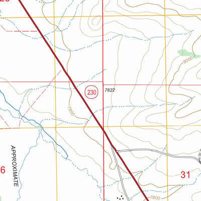 US Forest Service - Topo Elkhorn Point, WY - CO FSTopo Legacy digital map