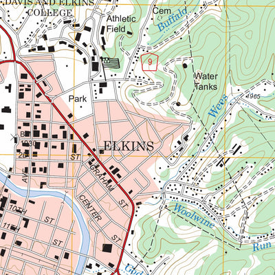 US Forest Service - Topo Elkins, WV FSTopo Legacy digital map