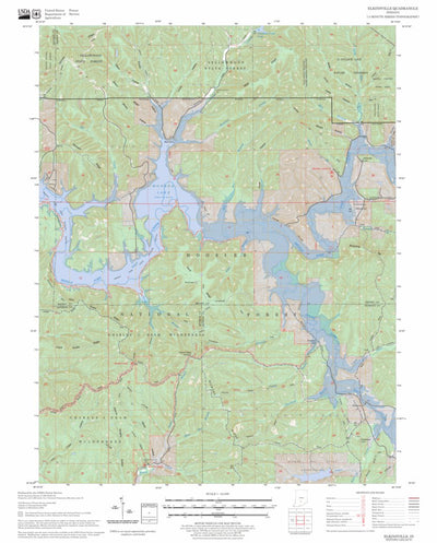 US Forest Service - Topo Elkinsville, IN FSTopo Legacy digital map