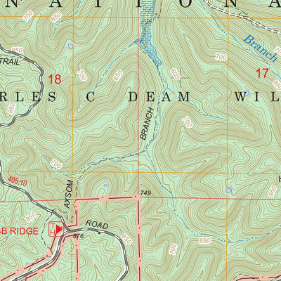 US Forest Service - Topo Elkinsville, IN FSTopo Legacy digital map