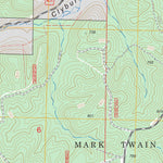 US Forest Service - Topo Ellington SE, MO FSTopo Legacy digital map