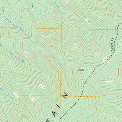 US Forest Service - Topo Elliott Knob, VA FSTopo Legacy digital map