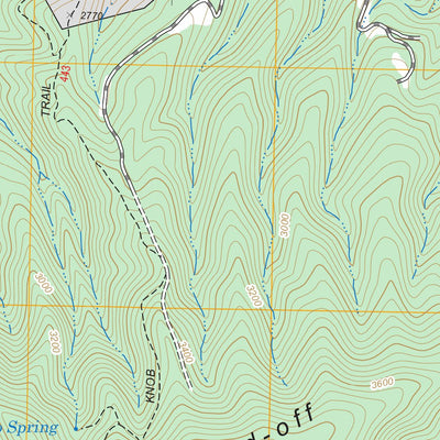 US Forest Service - Topo Elliott Knob, VA FSTopo Legacy digital map