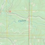 US Forest Service - Topo Ellis Mountain, WA FSTopo Legacy digital map