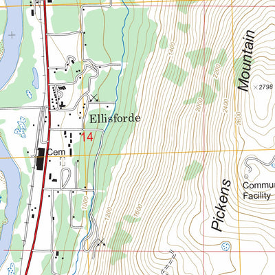 US Forest Service - Topo Ellisforde, WA FSTopo Legacy digital map