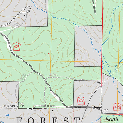 US Forest Service - Topo Ellsinore, MO FSTopo Legacy digital map