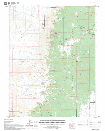 US Forest Service - Topo Ellsworth, NV FSTopo Legacy digital map