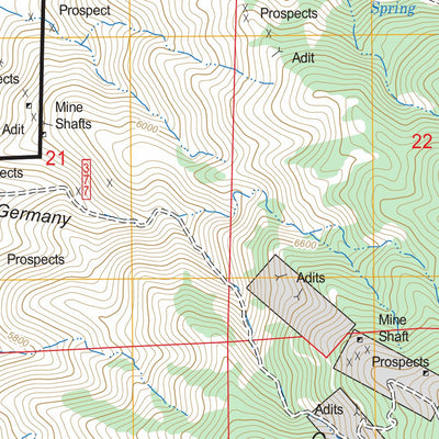 US Forest Service - Topo Ellsworth, NV FSTopo Legacy digital map