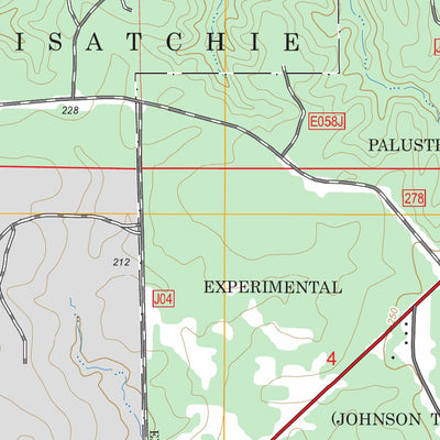 US Forest Service - Topo Elmer, LA FSTopo Legacy digital map