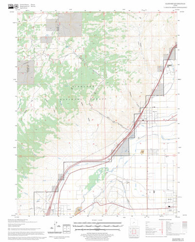 US Forest Service - Topo Elsinore, UT FSTopo Legacy digital map