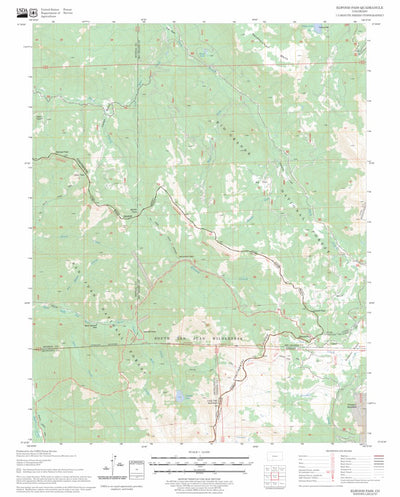 US Forest Service - Topo Elwood Pass, CO FSTopo Legacy digital map