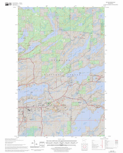 US Forest Service - Topo Ely, MN FSTopo Legacy digital map