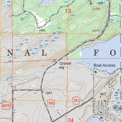 US Forest Service - Topo Ely, MN FSTopo Legacy digital map
