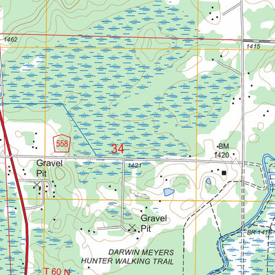 US Forest Service - Topo Embarrass, MN FSTopo Legacy digital map