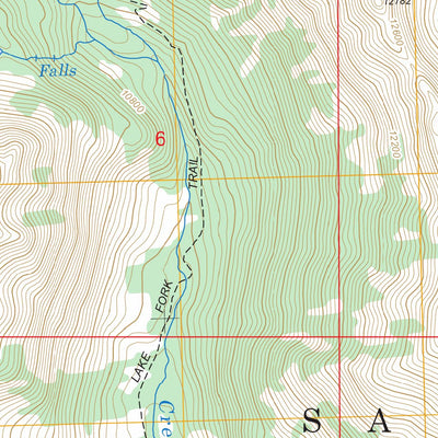 US Forest Service - Topo Emerald Lake, CO FSTopo Legacy digital map