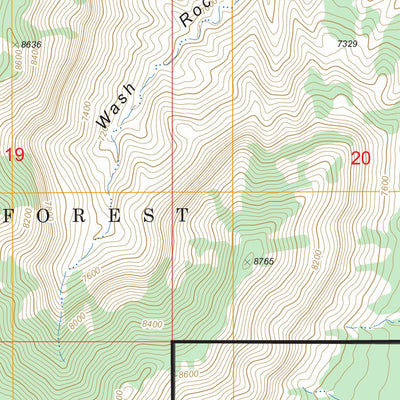 US Forest Service - Topo Emery West, UT FSTopo Legacy digital map