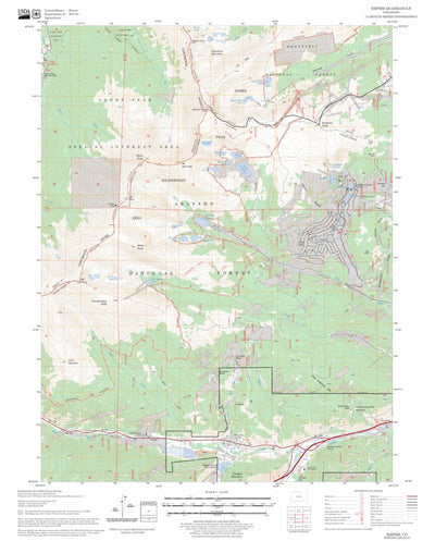 US Forest Service - Topo Empire, CO FSTopo Legacy digital map