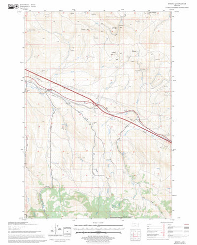 US Forest Service - Topo Encina, OR FSTopo Legacy digital map