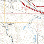 US Forest Service - Topo Encina, OR FSTopo Legacy digital map