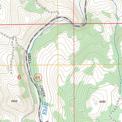 US Forest Service - Topo Encina, OR FSTopo Legacy digital map