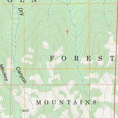 US Forest Service - Topo Encinoso, NM FSTopo Legacy digital map