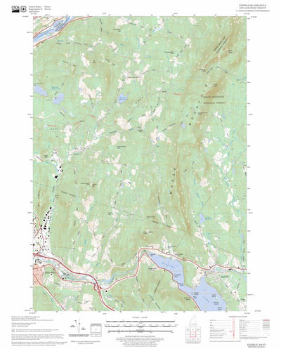 US Forest Service - Topo Enfield, NH - VT FSTopo Legacy digital map