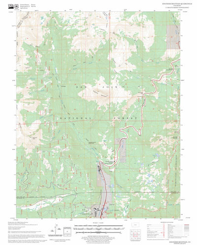 US Forest Service - Topo Engineer Mountain, CO FSTopo Legacy digital map