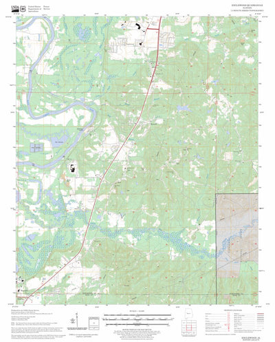 US Forest Service - Topo Englewood, AL FSTopo Legacy digital map