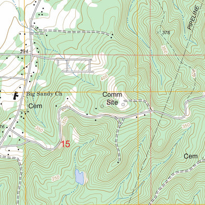 US Forest Service - Topo Englewood, AL FSTopo Legacy digital map