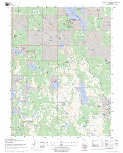 US Forest Service - Topo English Mountain, CA FSTopo Legacy digital map