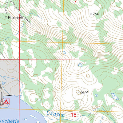 US Forest Service - Topo English Mountain, CA FSTopo Legacy digital map