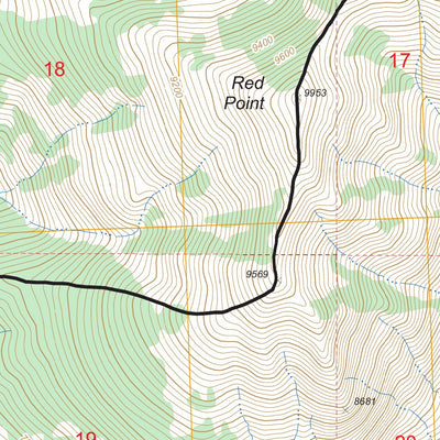 US Forest Service - Topo Ennis Gulch, ID FSTopo Legacy digital map