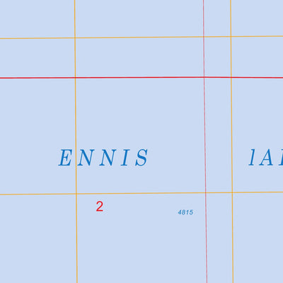 US Forest Service - Topo Ennis Lake, MT FSTopo Legacy digital map