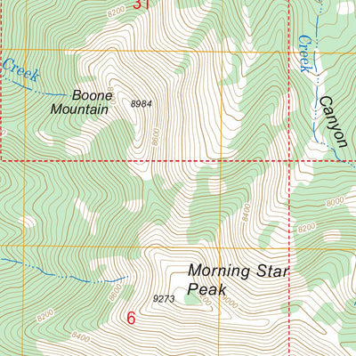 US Forest Service - Topo Enos Mountain, MT FSTopo Legacy digital map