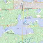 US Forest Service - Topo Ensign Lake East, MN FSTopo Legacy digital map