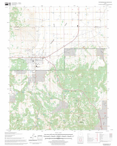 US Forest Service - Topo Enterprise, UT FSTopo Legacy digital map