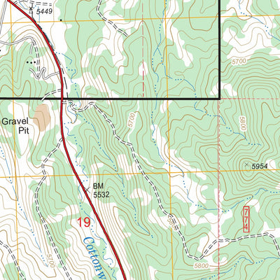 US Forest Service - Topo Enterprise, UT FSTopo Legacy digital map