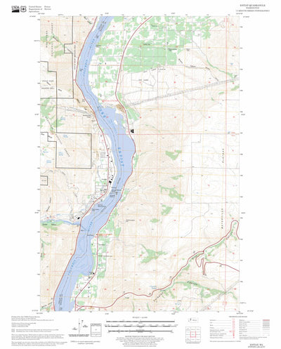 US Forest Service - Topo Entiat, WA FSTopo Legacy digital map