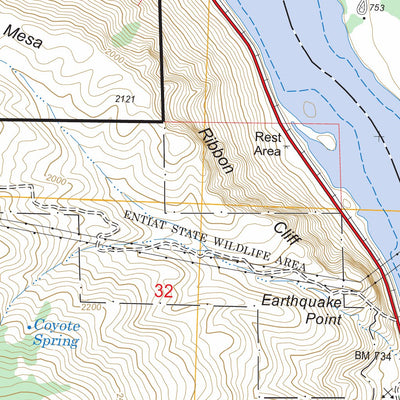 US Forest Service - Topo Entiat, WA FSTopo Legacy digital map