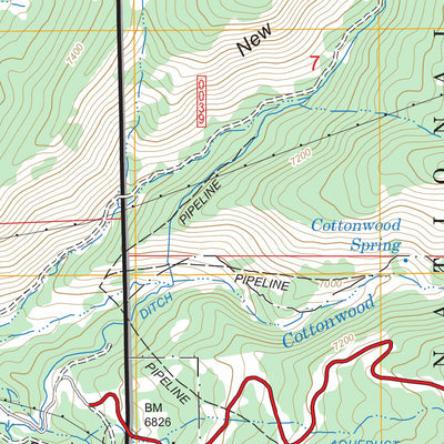 US Forest Service - Topo Ephraim, UT FSTopo Legacy digital map