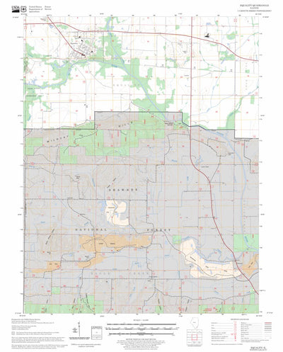 US Forest Service - Topo Equality, IL FSTopo Legacy digital map