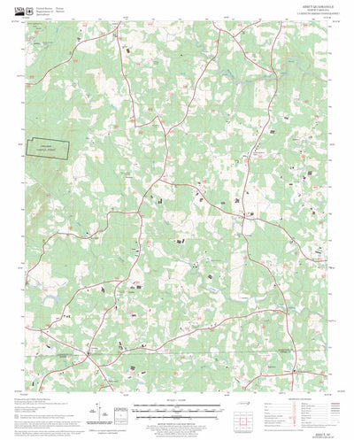 US Forest Service - Topo Erect, NC FSTopo Legacy digital map